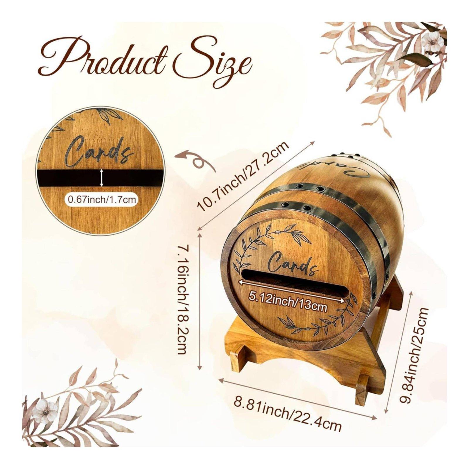 Grote houten kaartendoos met s - Wedding Card Box recensie en prijs