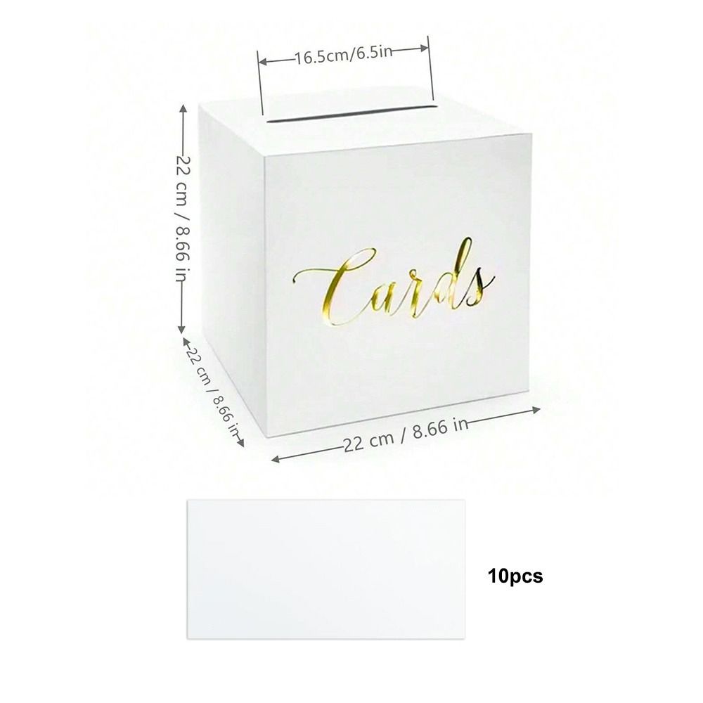 Envelopdozen Wit Zwart Bruilof - Wedding Card Box recensie en prijs