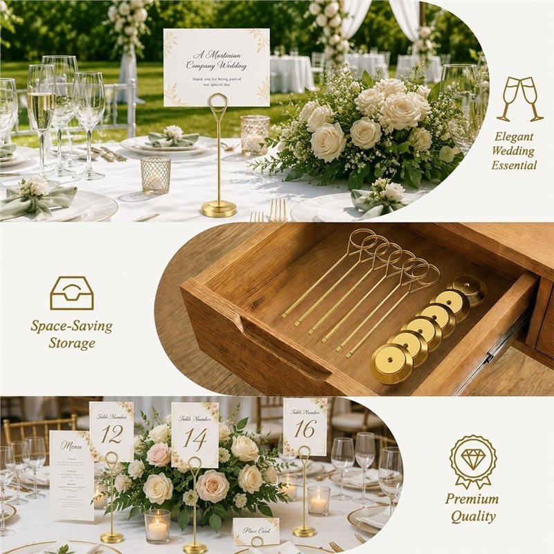 LLCS-12 stuks gouden tafelnumm - Table Number Gold recensie en prijs
